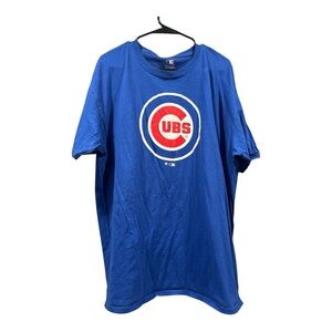 Majestic Blue Cubs Emblem Tee